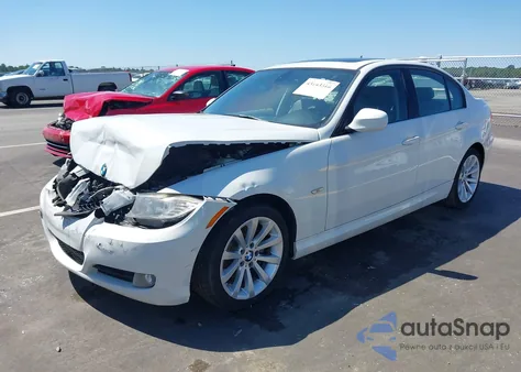 2011 BMW 328I из США, поврежденный, VIN WBAPH5G58BNM72889